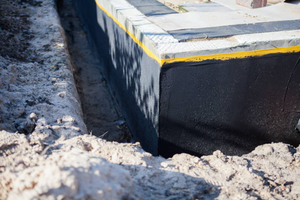 Residential Wet Basement Repair installation at a Nashville, MI home by SJ Waterproofing Pros