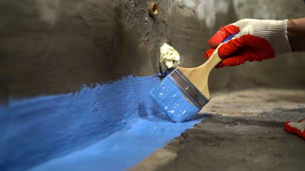 Commercial Wet Basement Repair project at a Nashville, MI business property by SJ Waterproofing Pros
